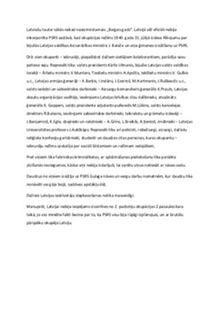 Vai Latvijai bija iespējams izvairīties no 2 padomju okupācijas 2 pasaules kara laikā? 2