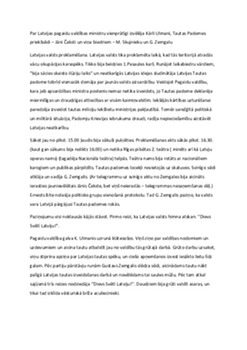 Latvijas dibināšanās 2