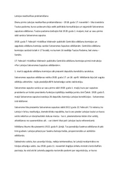 Neatkarīgas cīņas pēc Latvijas dibināšanas 1