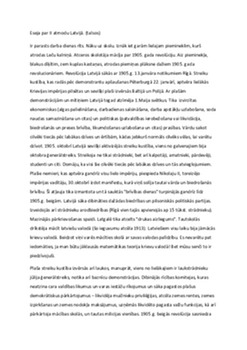 Eseja par II atmodu Latvijā (talsos) 1