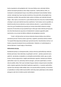 Etniskie procesi Latvijas teritorijā bronzas laikmetā 2