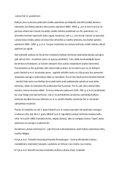 Latvijas aizvēsture – senās ciltis, kultūra un ticējumi 1