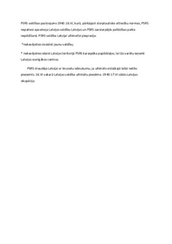PSRS represijas pret Latviju 1
