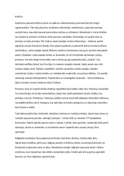 Ar ko atšķīrās dzīve padomju laikos no dzīves mūsdienās? 1