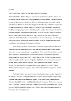 World War I 1