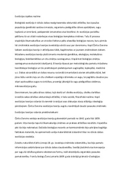Evolūcija: izpētes nozīme un atklājumi 1