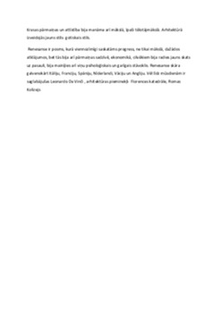Renesanse kā jauna kvalitāte 2