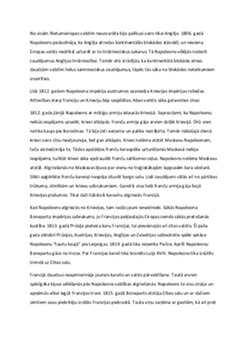 Napoleona Bonaparta politiskās un militārās veiksmes un neveiksmes 2