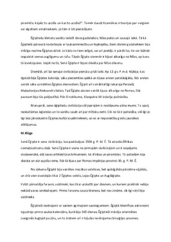 Senās Ēģiptes vēsture un kultūra 2