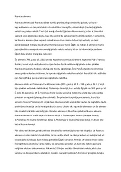 Rozetas akmens 1
