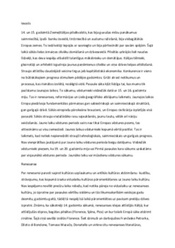 Renesanse: atdzimšanas laikmets mākslā un filozofijā 1