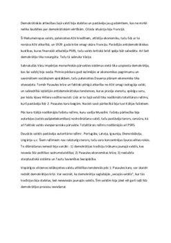 20 gs 20 - 30 gadi – demokrātijas uzplaukuma vai krīzes laiks 2