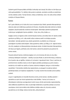 Senā Mezopotāmija: civilizācijas veidošanās un kultūras sasniegumi 2