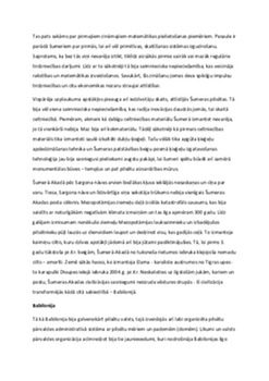 Senā Mezopotāmija: civilizācijas veidošanās un kultūras sasniegumi 3