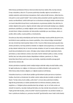 Reformācija: cēloņi, norise un sekas Eiropā 2