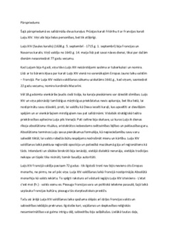 Pārspriedums par Luiju XIV un Frīrihu II 1