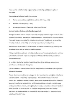 Senās Romas attistiiba 2