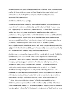Absolūtisms Eiropā – vēsturiskā izcelsme un raksturiezīmes 2
