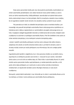 Autortiesības un to aizsardzība Latvijā 2